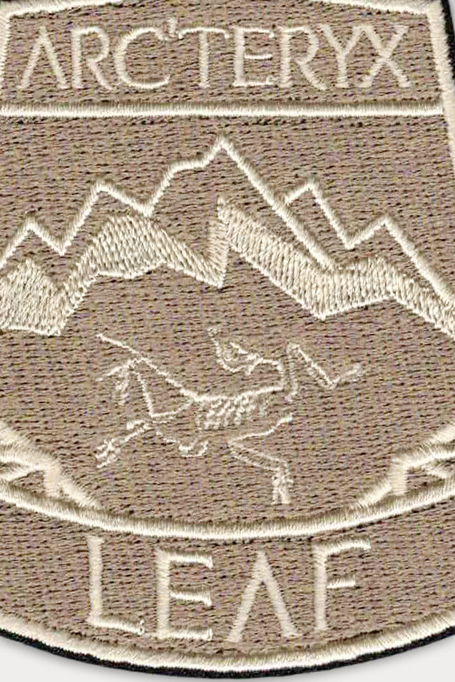 Arc'teryx LEAF Pro Mountain Velcro Patch / Light Brown | AT EASE SHOP