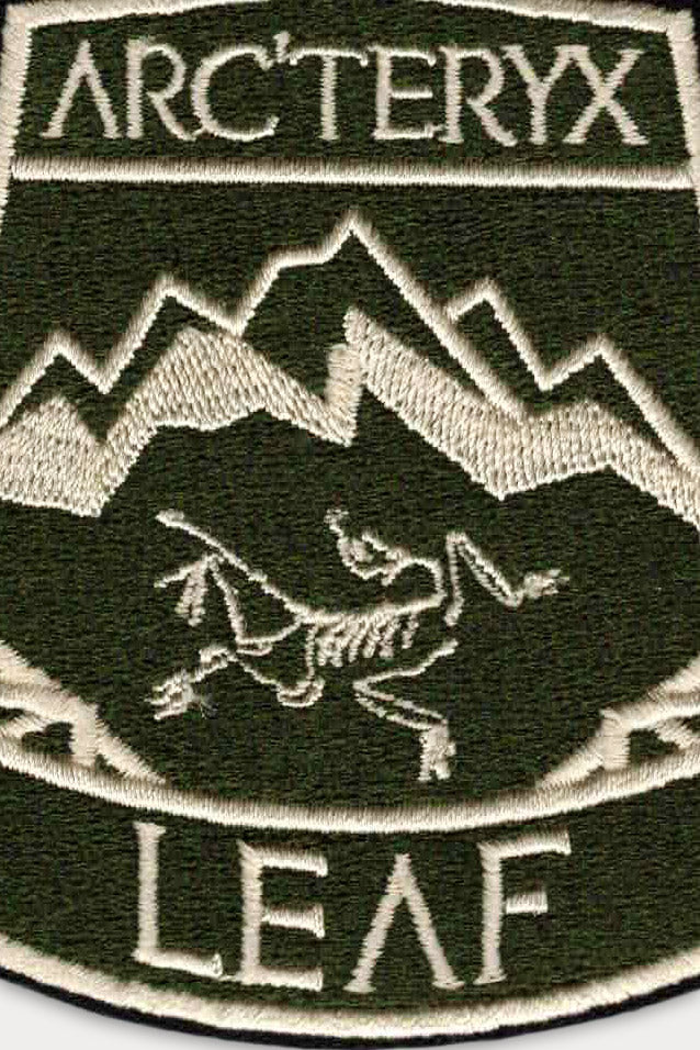 Arc'teryx LEAF Pro Mountain Velcro Patch / Green | AT EASE SHOP