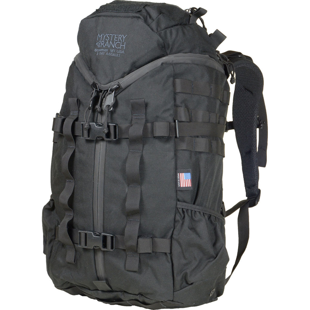 Mystery Ranch 3 Day Assault Pack CL / Black | AT EASE SHOP
