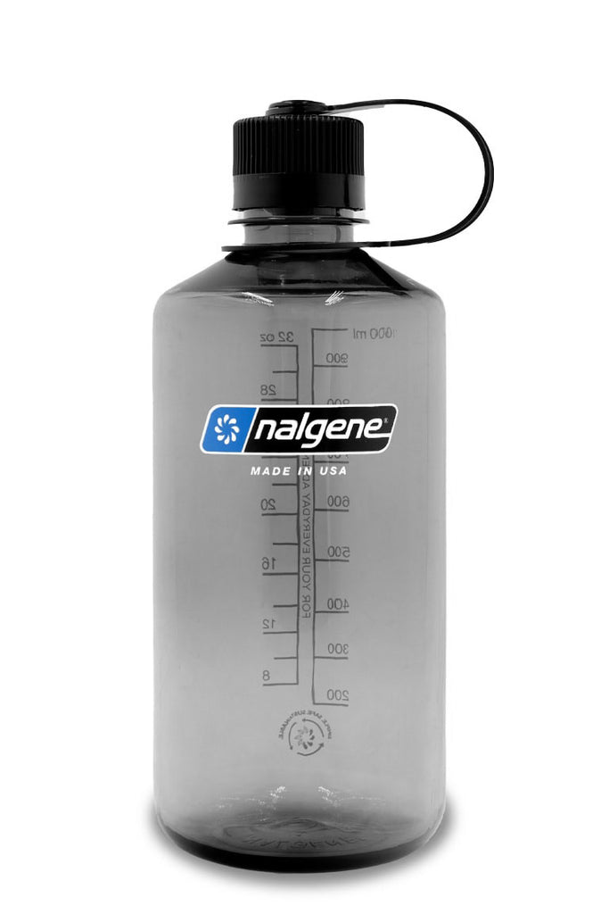 Nalgene Narrow Mouth Sustain Water Bottle 1L/32oz / Gray