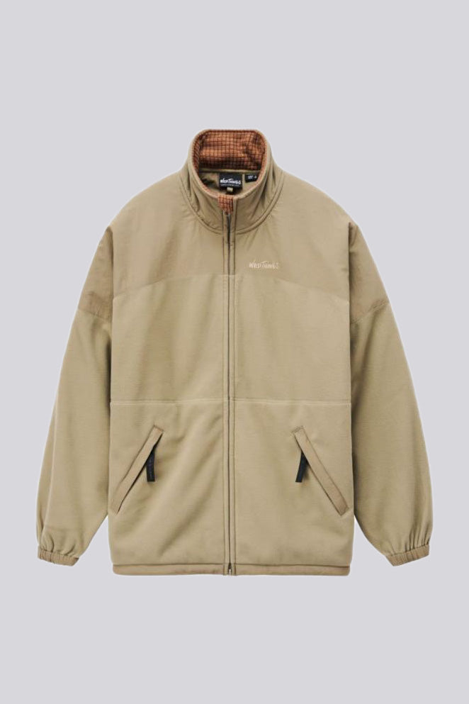 Wild Things Japan Polartec Zip-up Fleece Jacket / Beige
