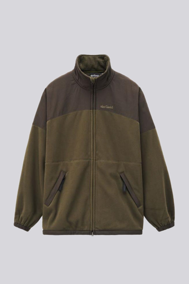 Wild Things Japan Polartec Zip-up Fleece Jacket / OD Green
