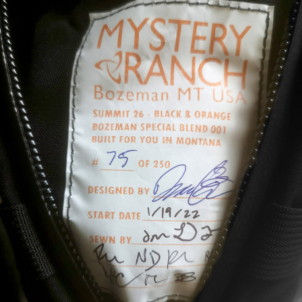 Mystery Ranch Summit 26 Special Blend Limited Edition - Made in USA